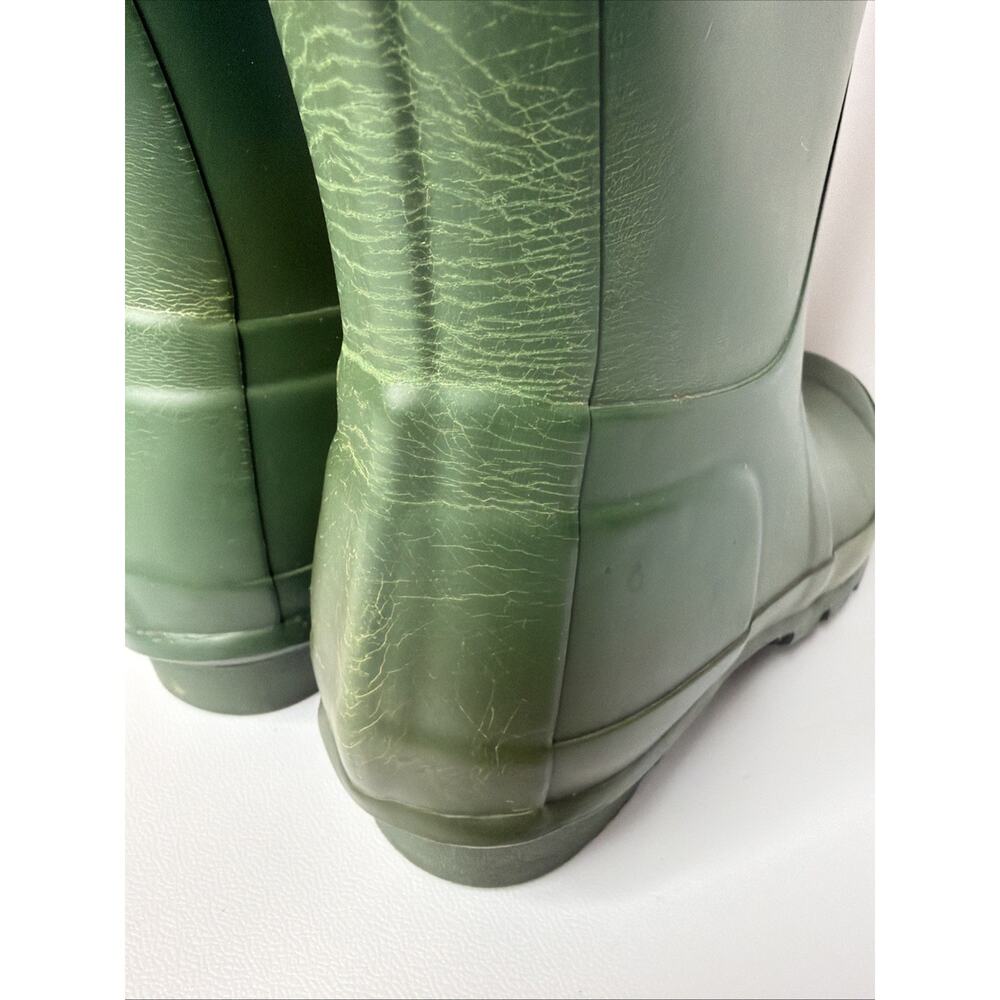 Hunter Original Short Women’s Waterproof Rain Boots Green US 4M/5F EU 35/36 UK 3 - Picture 5 of 14